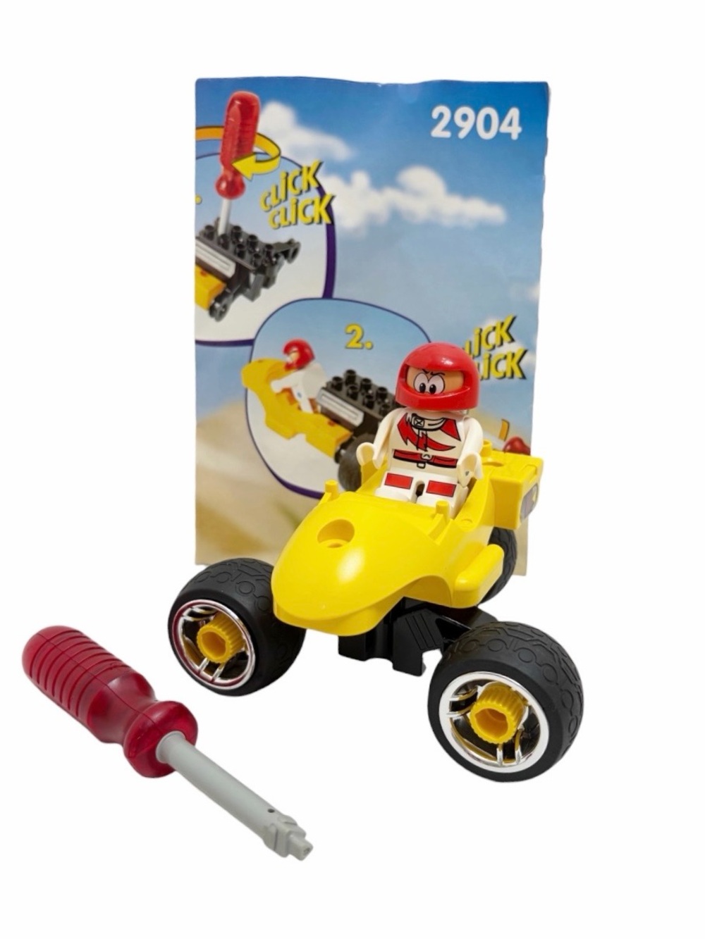 Lego | Duplo Action Wheelers Cycle Cruiser Motorbike with Manual 2904 Vintage